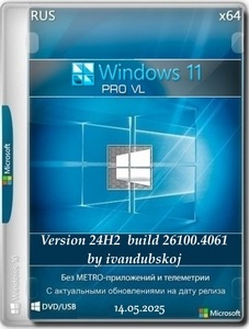 Windows 11 Pro VL x64 24Н2 (build 26100.4061) by ivandubskoj