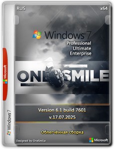 Windows 7 SP1 7601.27820 x64 3in1 by OneSmiLe [15.08.2025]