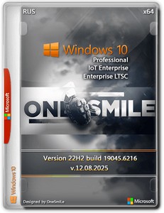 Windows 10 Pro/Ent LTSC by OneSmiLe 22H2 build 19045.6216